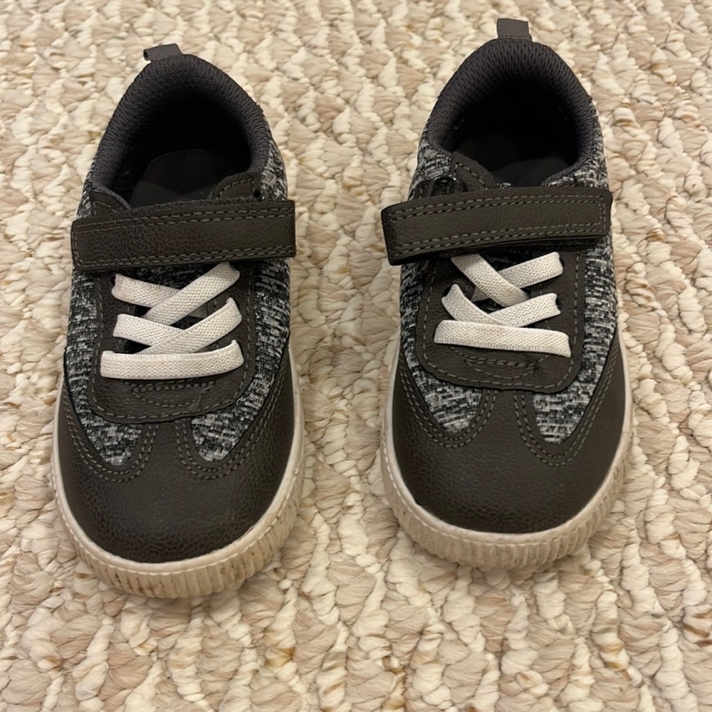 Carter's Black and Gray Kids Sneakers